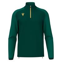 Isen Training 1/4 Zip Top BGRN/GOLD S Teknisk treningsgenser - Unisex
